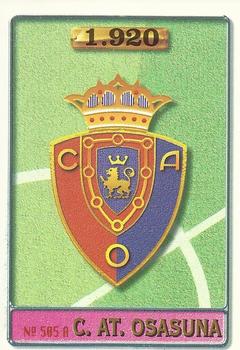 1996-97 Mundicromo Sport Las Fichas de La Liga #505 Osasuna / Palacios Front