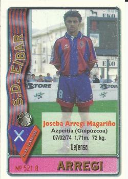 1996-97 Mundicromo Sport Las Fichas de La Liga #521 Arregi / Arriola Front