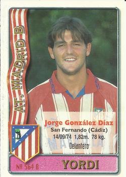 1996-97 Mundicromo Sport Las Fichas de La Liga #564 Tomic / Yordi Back