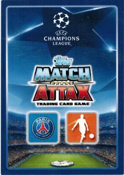 2015-16 Topps Match Attax UEFA Champions League English #66 Javier Pastore Back