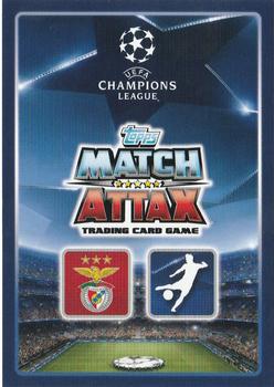 2015-16 Topps Match Attax UEFA Champions League English #198 Talisca / Jonas Back