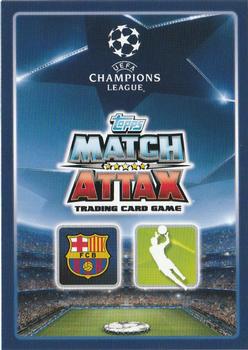 2015-16 Topps Match Attax UEFA Champions League English #235 Marc-Andre Ter Stegen Back