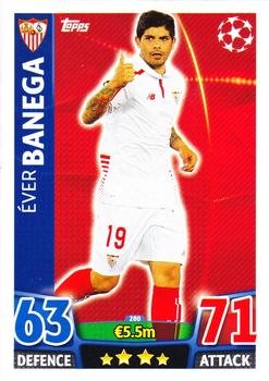2015-16 Topps Match Attax UEFA Champions League English #280 Ever Banega Front