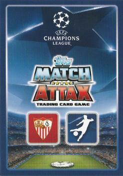 2015-16 Topps Match Attax UEFA Champions League English #287 Kevin Gameiro Back