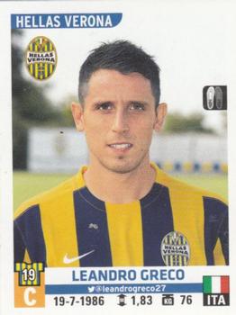 2015-16 Panini Calciatori Stickers #253 Leandro Greco Front