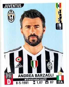 2015-16 Panini Calciatori Stickers #302 Andrea Barzagli Front