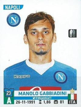 2015-16 Panini Calciatori Stickers #407 Manolo Gabbiadini Front