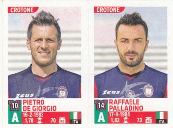 2015-16 Panini Calciatori Stickers #670 Pietro De Giorgio / Raffaele Palladino Front