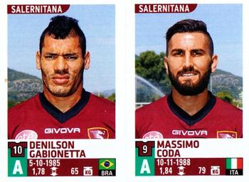 2015-16 Panini Calciatori Stickers #759 Denilson Gabionetta / Massimo Coda Front