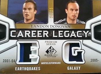 2011 SP Game Used - Career Legacy Duals Premium Series #CL2-LD Landon Donovan Front