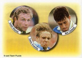 1998 Futera Chelsea Fans Selection #6 9 Card Team Puzzle Front