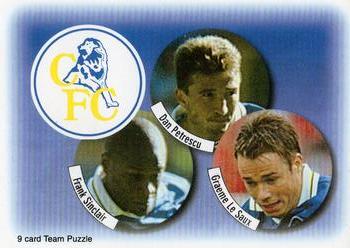 1998 Futera Chelsea Fans Selection #7 9 Card Team Puzzle Front