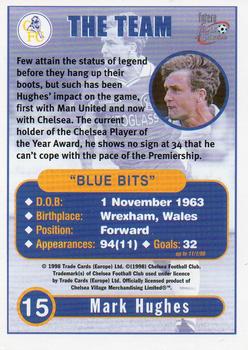 1998 Futera Chelsea Fans Selection #15 Mark Hughes Back