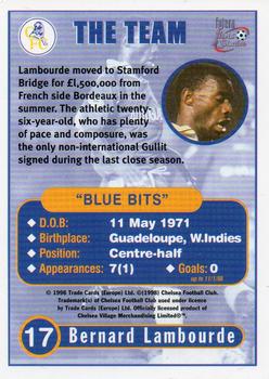 1998 Futera Chelsea Fans Selection #17 Bernard Lambourde Back