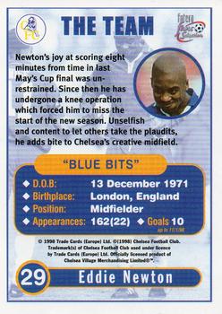1998 Futera Chelsea Fans Selection #29 Eddie Newton Back