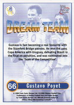 1998 Futera Chelsea Fans Selection #66 Gustavo Poyet Back