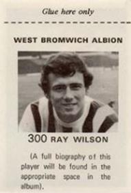 1971-72 FKS Publishers Wonderful World of Soccer Stars Stickers #300 Ray Wilson Back