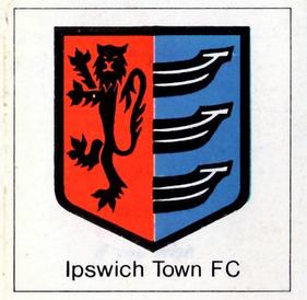 1971-72 FKS Publishers Wonderful World of Soccer Stars Stickers #H Ipswich Town - Club badge sticker Front
