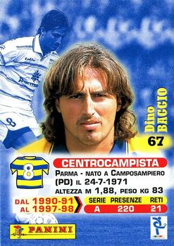 1999 Panini Calcio Serie A #67 Dino Baggio Back