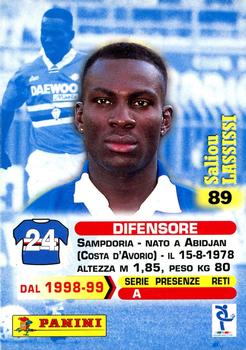 1999 Panini Calcio Serie A #89 Saliou Lassissi Back