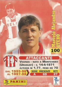 1999 Panini Calcio Serie A #100 Marcelo Otero Back