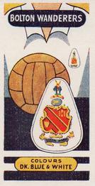 1958 Football Clubs and Badges #12 Bolton Wanderers Front