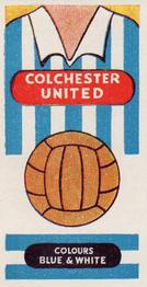 1958 Football Clubs and Badges #21 Colchester United Front