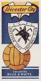 1958 Football Clubs and Badges #22 Leicester City Front