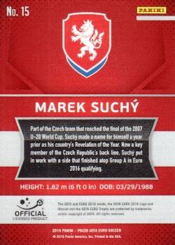 2016 Panini Prizm UEFA Euro #15 Marek Suchy Back