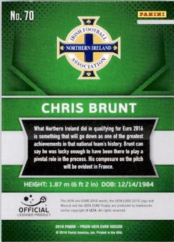2016 Panini Prizm UEFA Euro #70 Chris Brunt Back