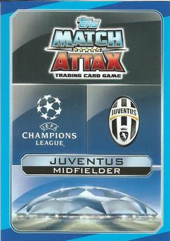 2016-17 Topps Match Attax UEFA Champions League #JUV8 Claudio Marchisio Back