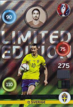 2016 Panini Adrenalyn XL UEFA Euro - Limited Editions #NNO Zlatan Ibrahimovic Front
