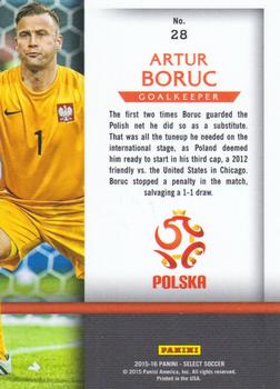 2015-16 Panini Select - National Pride #28 Artur Boruc Back