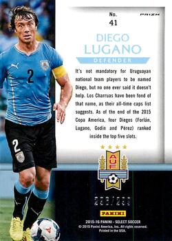 2015-16 Panini Select - National Pride Blue Prizm #41 Diego Lugano Back