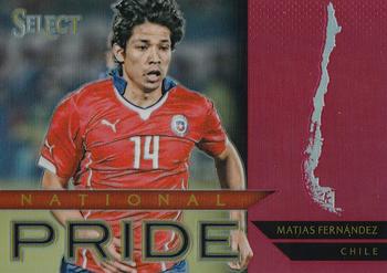 2015-16 Panini Select - National Pride Red Prizm #9 Matias Fernandez Front