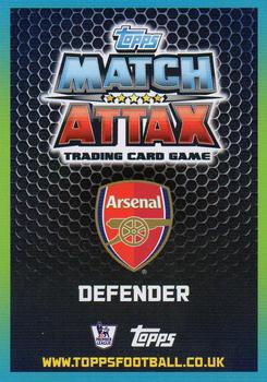 2015-16 Topps Match Attax Premier League - Man of the Match #364 Hector Bellerin Back