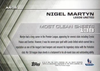 2015 Topps Premier Gold - All-Time Accolades #AA-15 Nigel Martyn Back