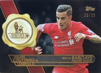 2015 Topps Premier Gold - Best of Barclays Black #BB-9 Philippe Coutinho Front