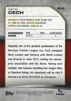 2015 Topps Premier Gold - New Signings Orange #NS-2 Petr Cech Back