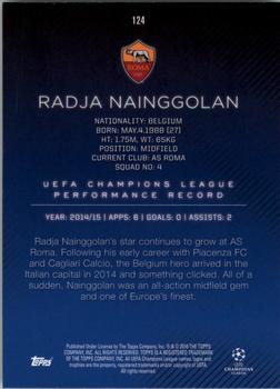 2015-16 Topps UEFA Champions League Showcase - Green #124 Radja Nainggolan Back