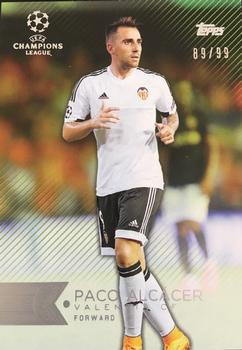 2015-16 Topps UEFA Champions League Showcase - Green #200 Paco Alcacer Front