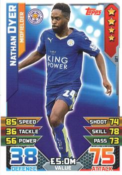 2015-16 Topps Match Attax Premier League Extra #U27 Nathan Dyer Front