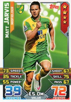 2015-16 Topps Match Attax Premier League Extra #U45 Matt Jarvis Front