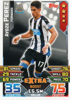 2015-16 Topps Match Attax Premier League Extra - Extra Boost Cards #UC11 Ayoze Perez Front