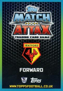 2015-16 Topps Match Attax Premier League Extra - Extra Boost Cards #UC18 Odion Ighalo Back
