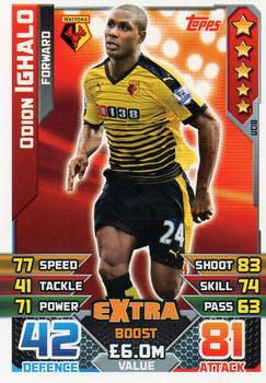 2015-16 Topps Match Attax Premier League Extra - Extra Boost Cards #UC18 Odion Ighalo Front