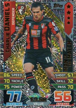 2015-16 Topps Match Attax Premier League Extra - Man of the Match #MA1 Charlie Daniels Front