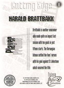 1999 Futera Celtic Fans' Selection - Foil #8 Harald Brattbakk Back