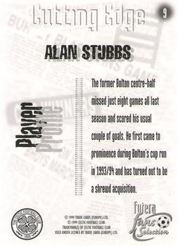 1999 Futera Celtic Fans' Selection - Foil #9 Alan Stubbs Back