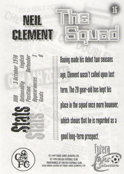 1999 Futera Chelsea Fans' Selection - Foil #16 Neil Clement Back